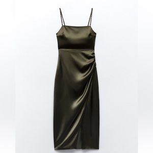 Zara Olive dress